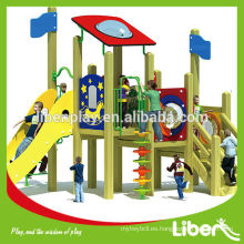 Niños de madera de recreo al aire libre comercial Equipamiento para preescolar usado LE.MZ.018
